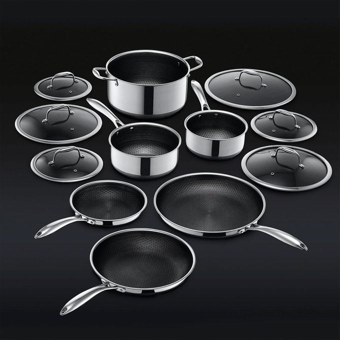 12 Piece Hexclad Pots And Pans Set