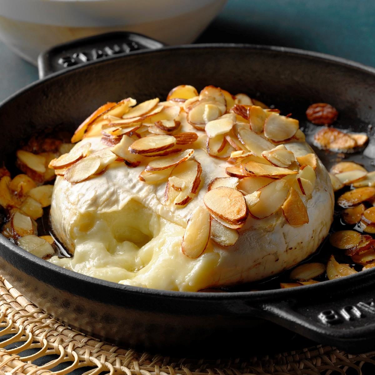 Brie with almonds