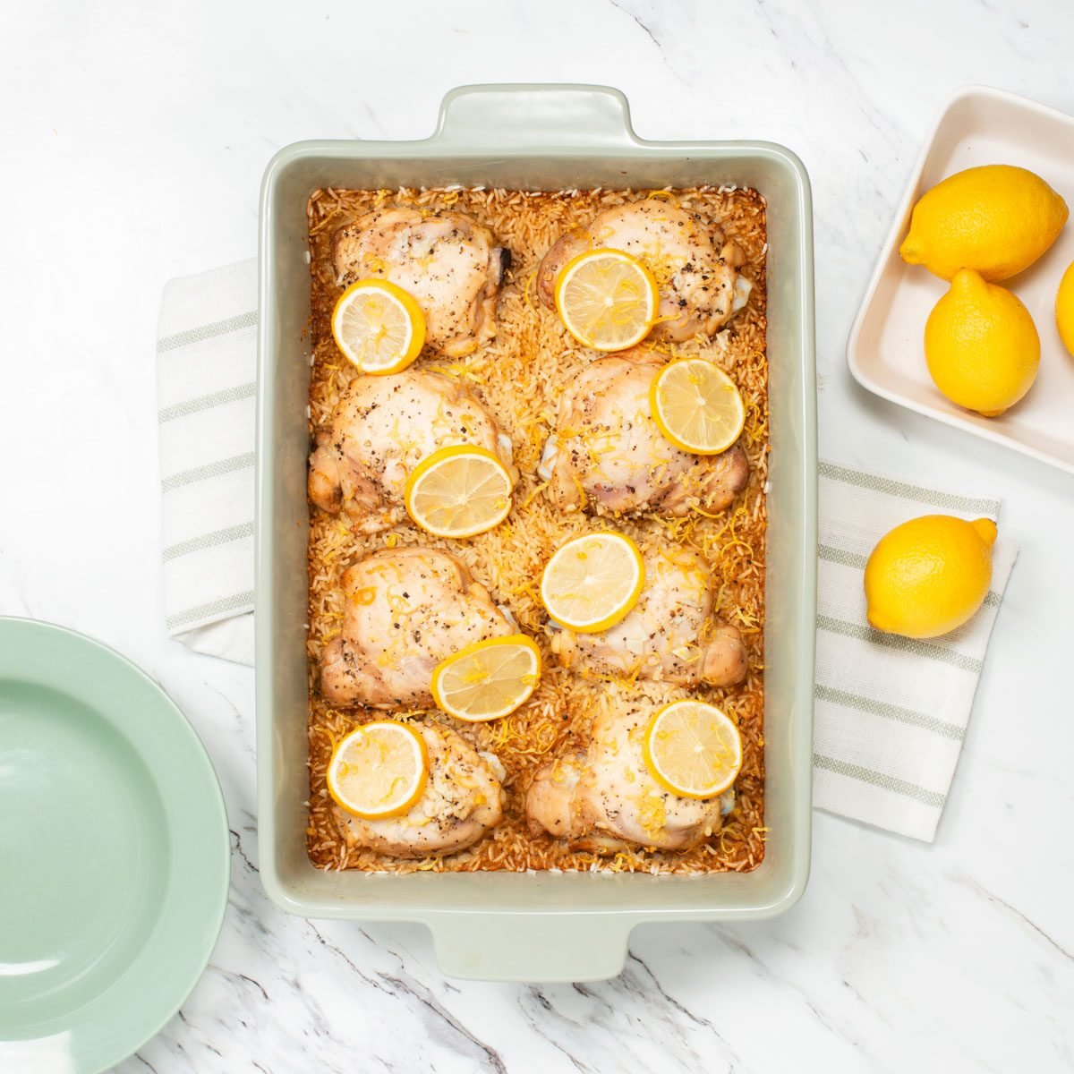 Lemon Chicken with Rice