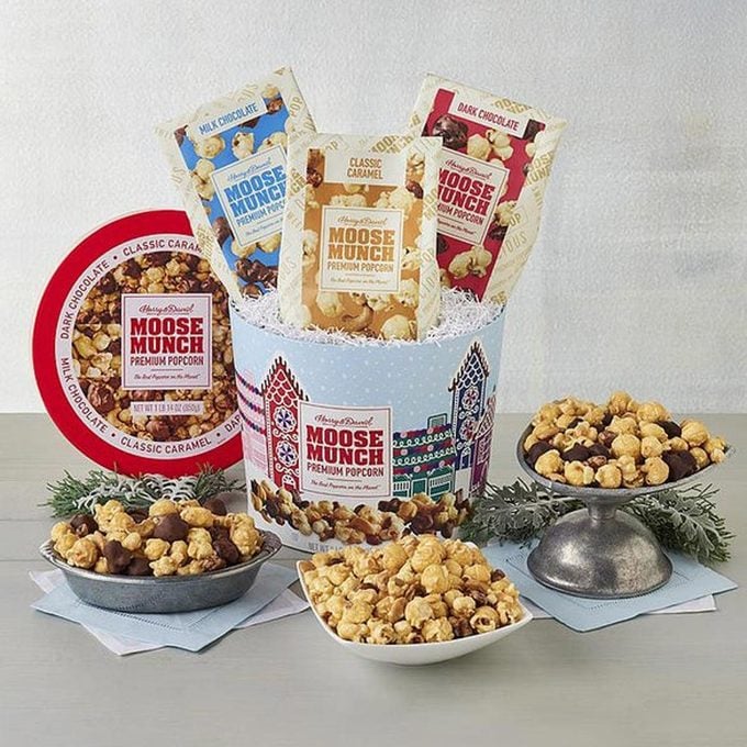Moose Munch Premium Popcorn Holiday Drum